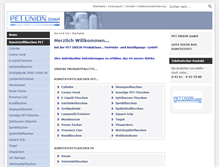 Tablet Screenshot of petunion.de